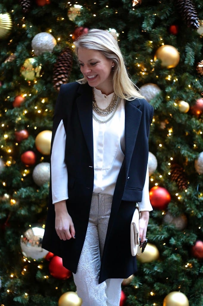 how to layer, black cape, holiday outfit, holiday party, nye outfit