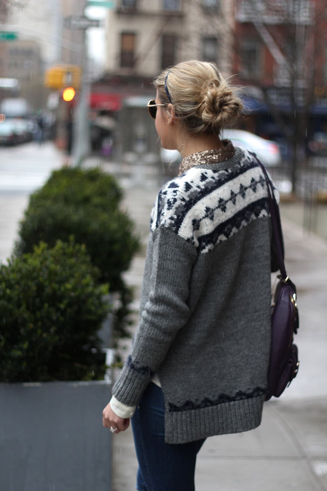 fair isle sweater, winter sweaters, fishtail braid