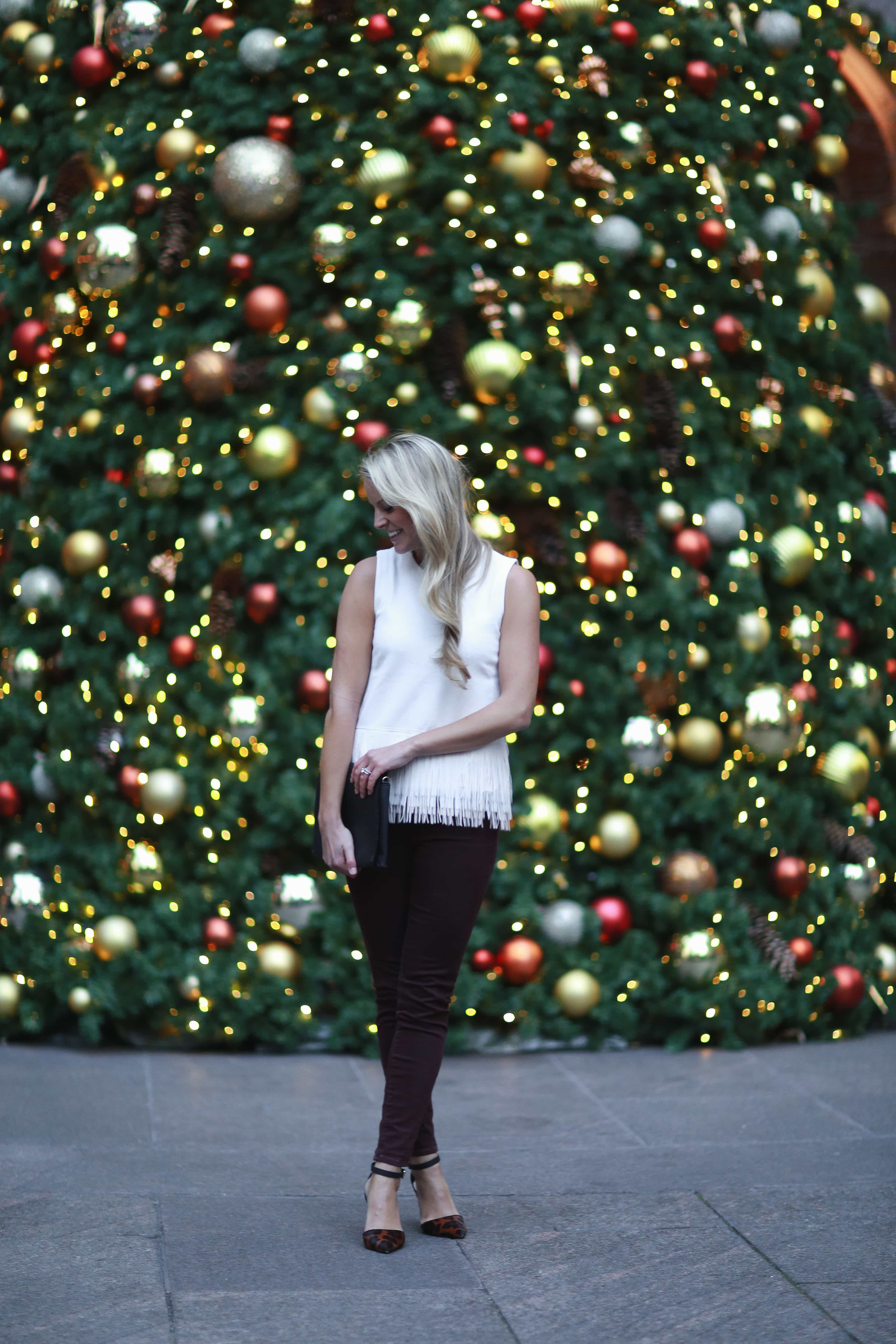 New York Palace Hotel, Palace Hotel Christmas tree, Christmas in NYC
