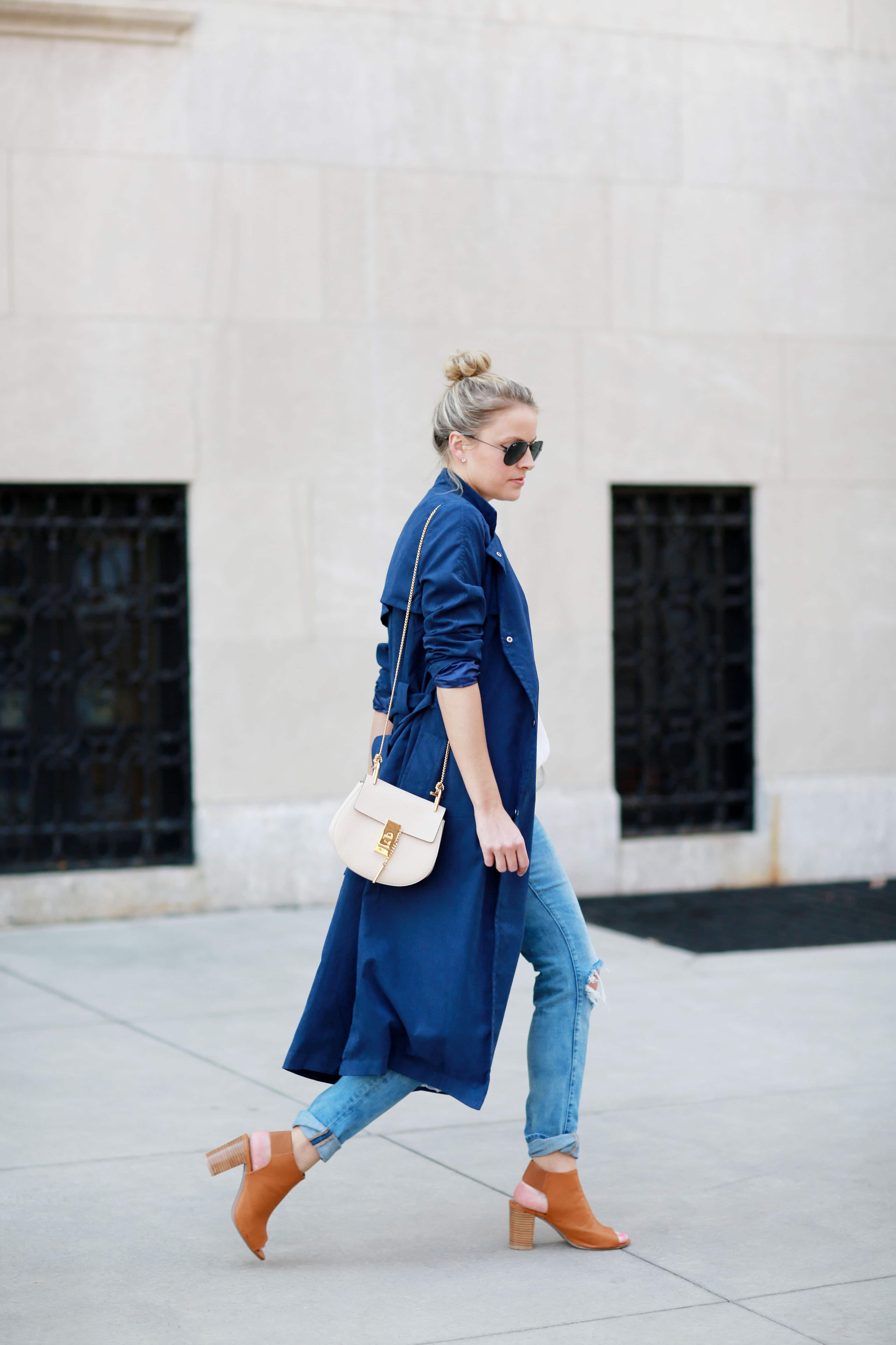 affordable trench coat, top knot
