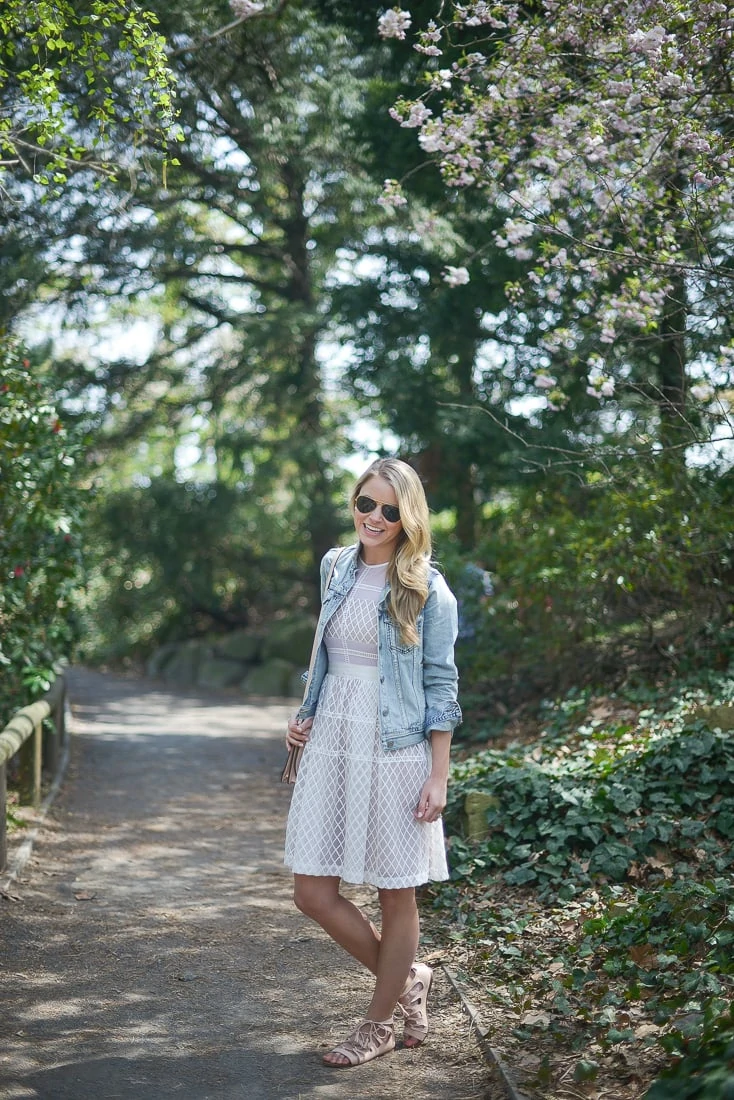 spring fashion, denim jacket