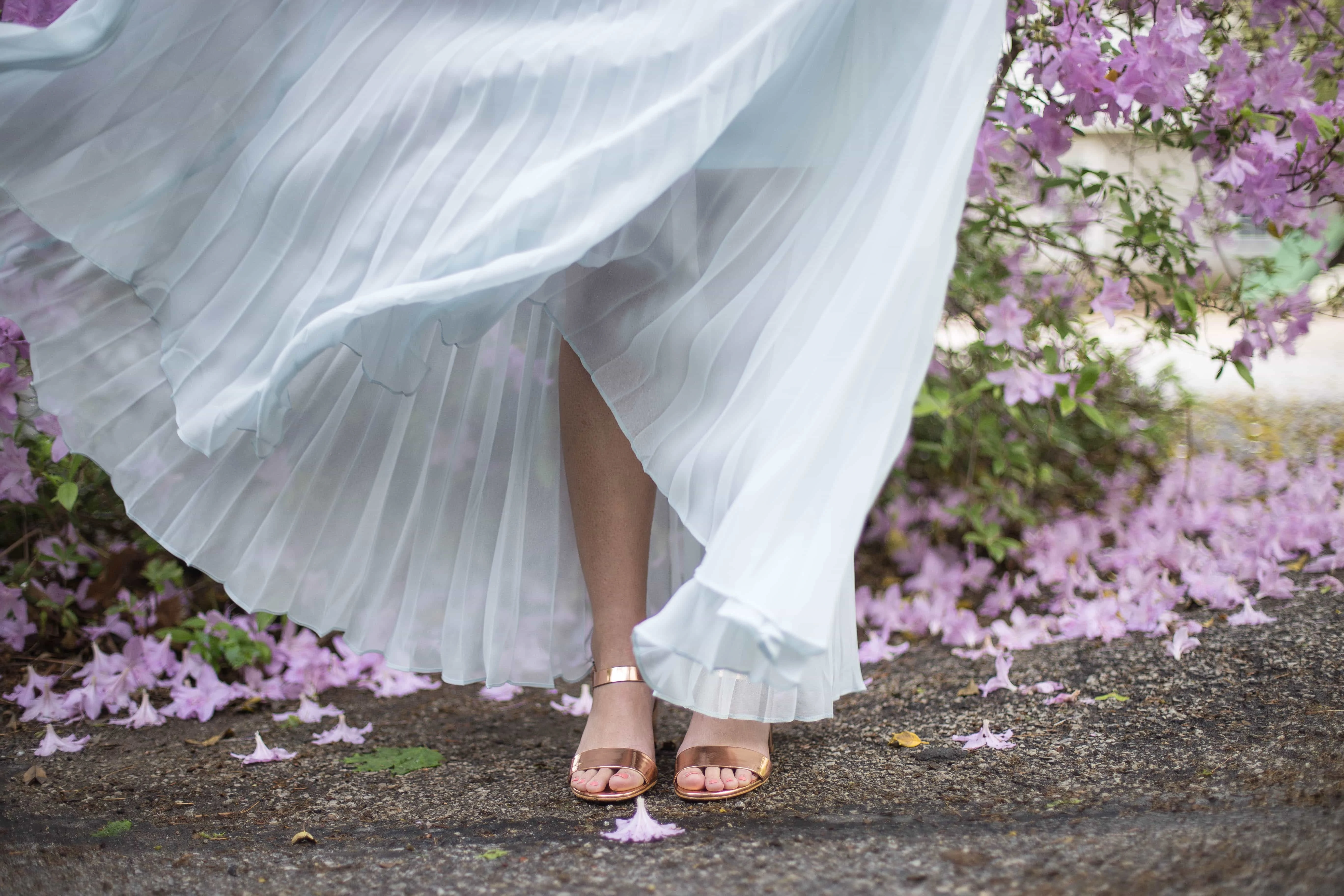 rose gold sandals, Vivi BLOCK MID-HEEL SANDALS