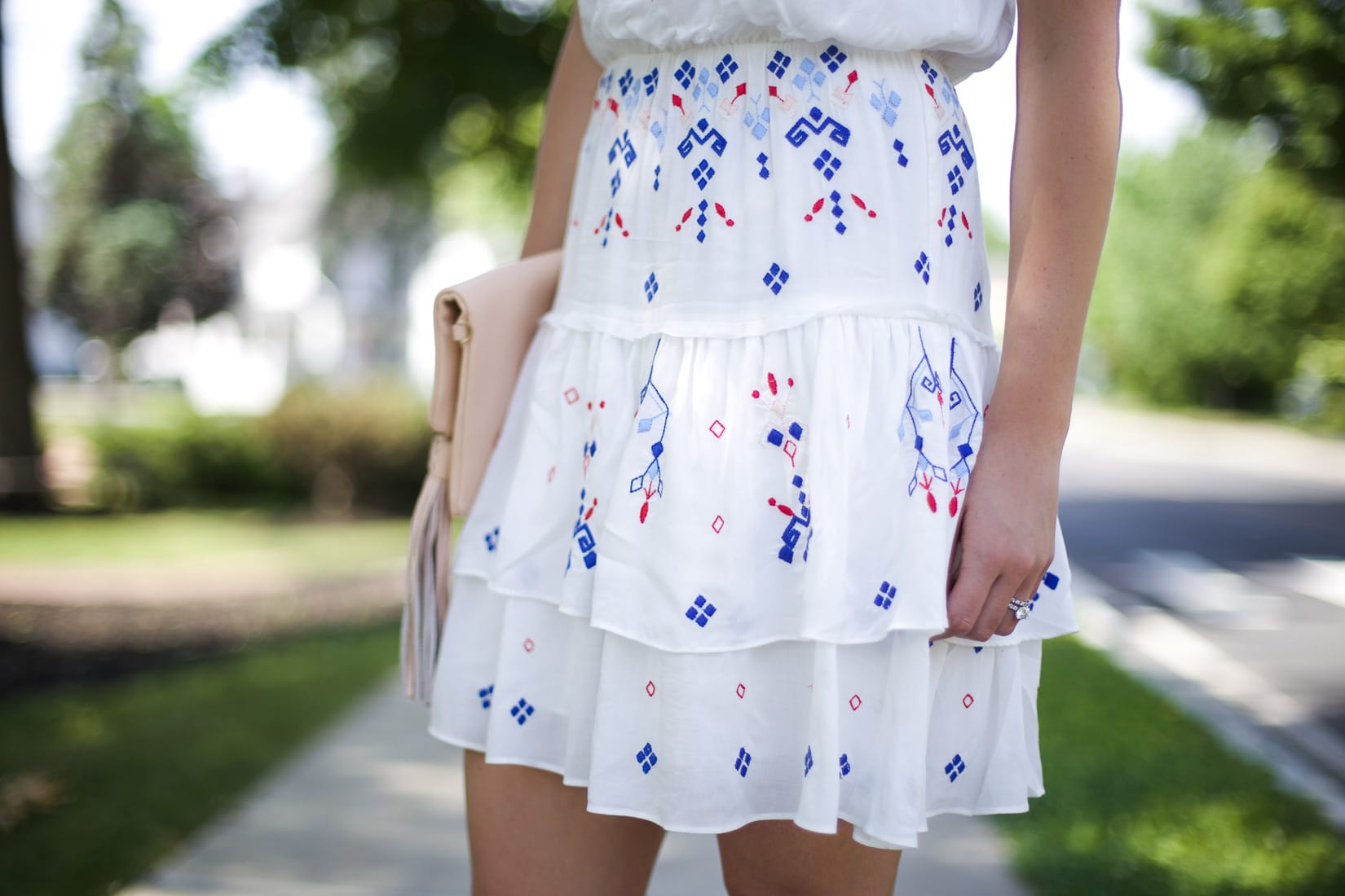 embroidered dress