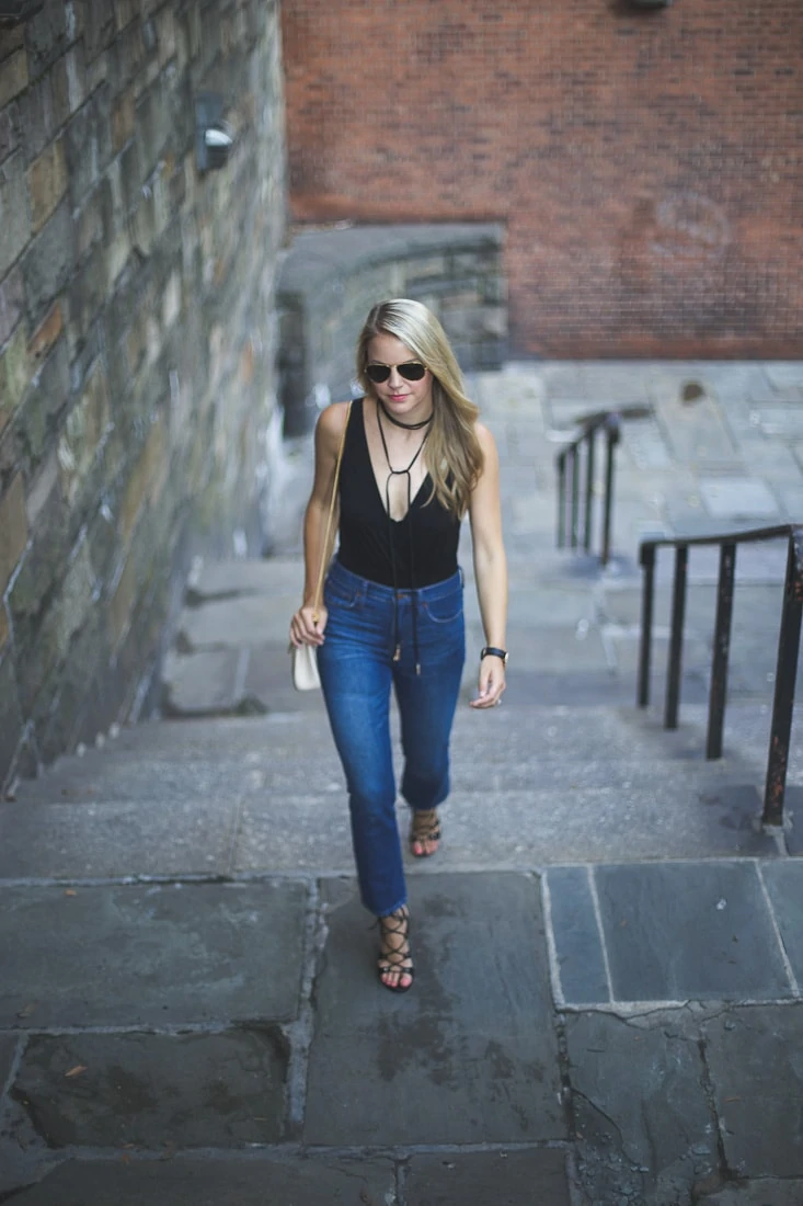 how to wear a bodysuit, leith body suit