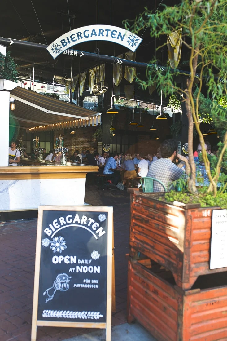 the standard biergarten
