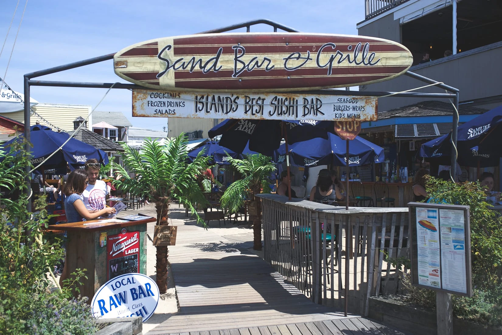 sand bar and grill, martha's vineyard