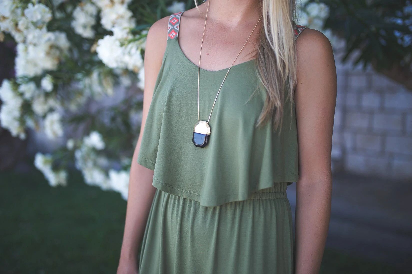 chamring charlie MOD TWO-TONE PENDANT NECKLACE