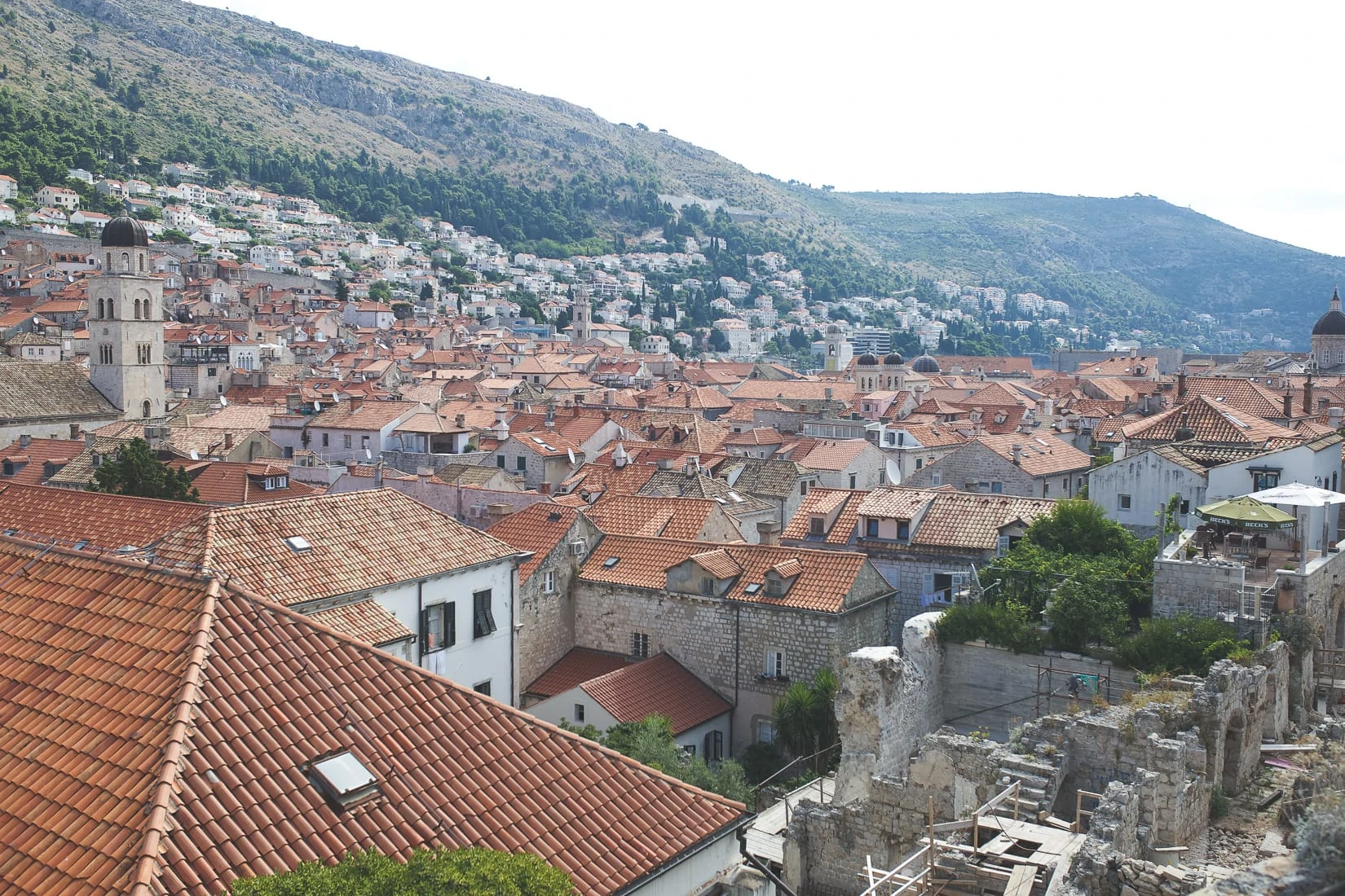 city walls of dubrovnik