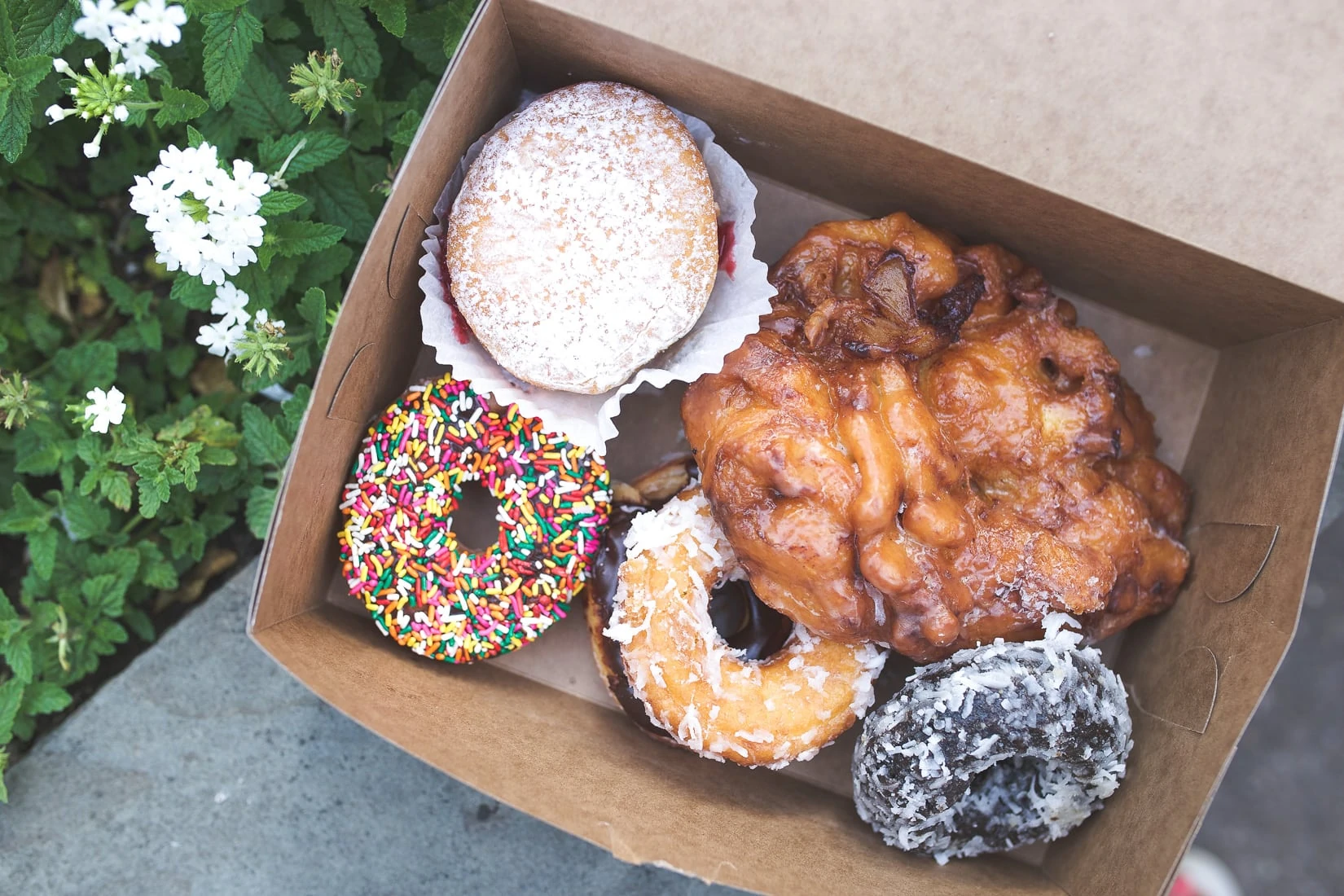 backdoor donuts, apple fritter