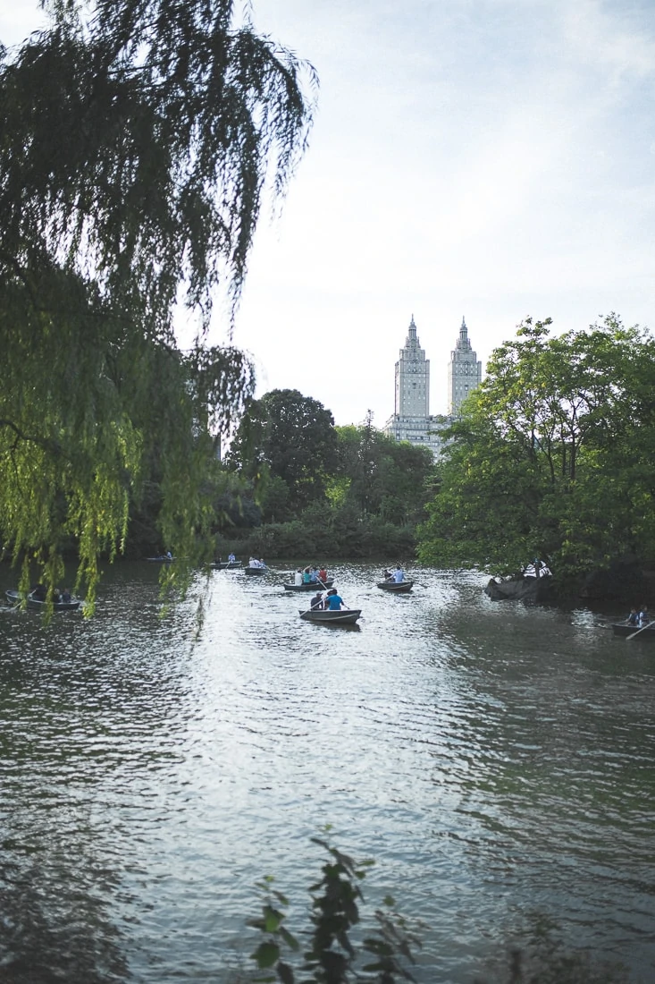 Canoe Boats Central Park