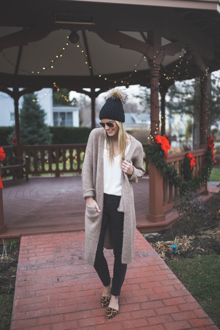 Emily Oversized Vintage Wash Sweater in Taupe main image 1