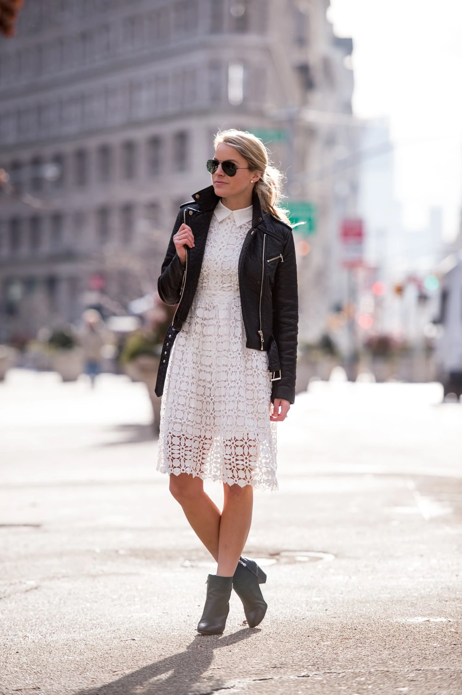 crochet white dress