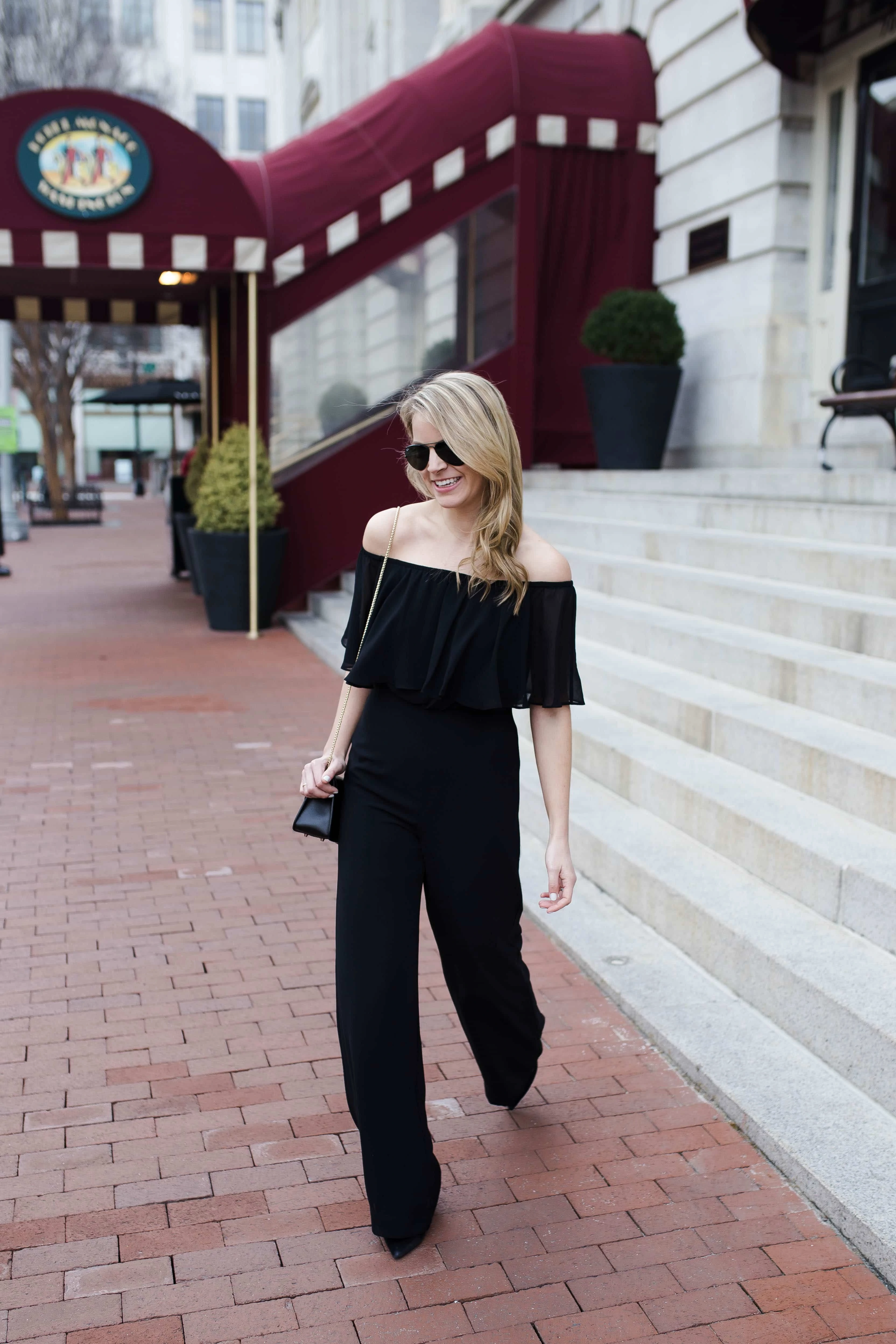donna morgan jumpsuit