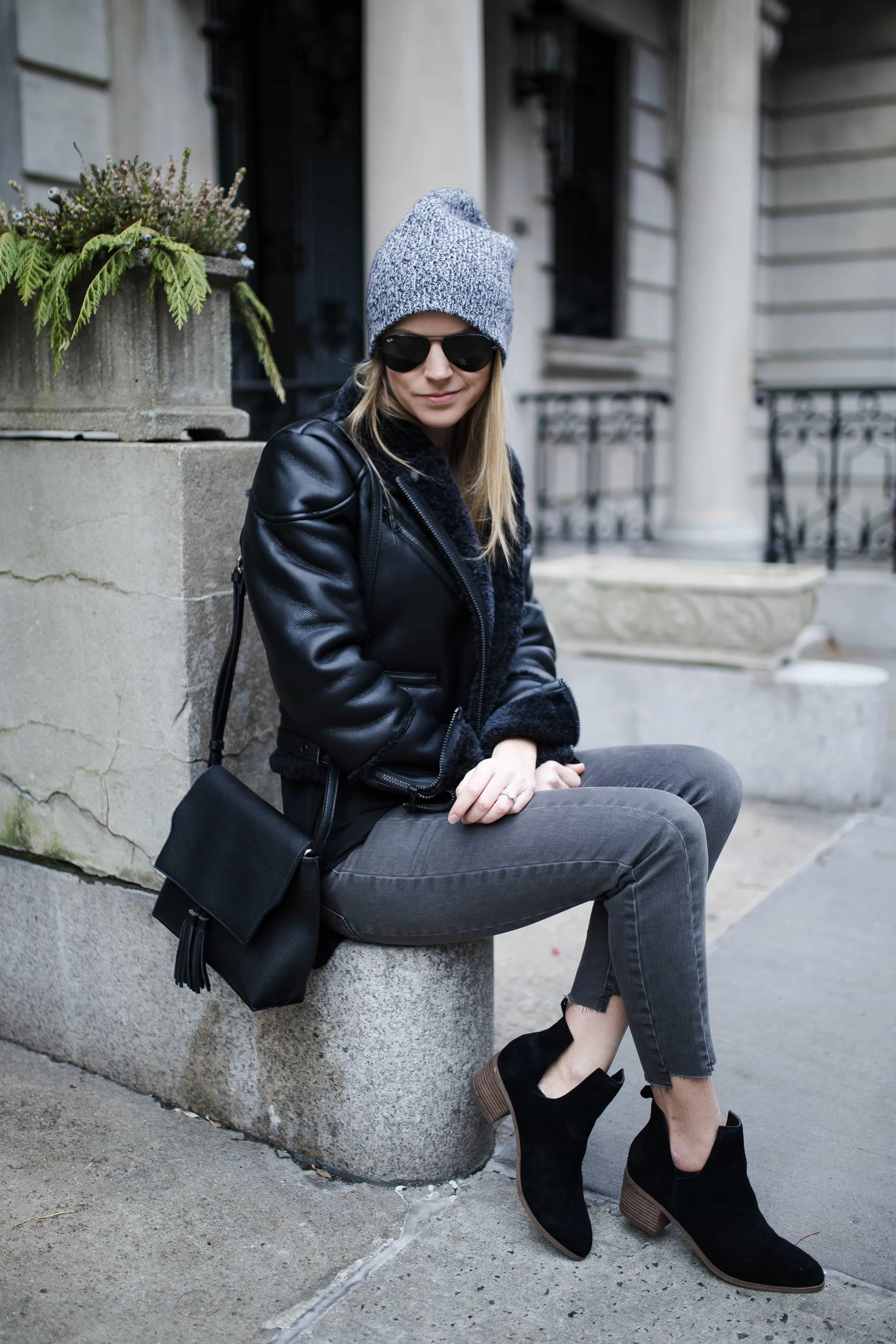 black cross body bag