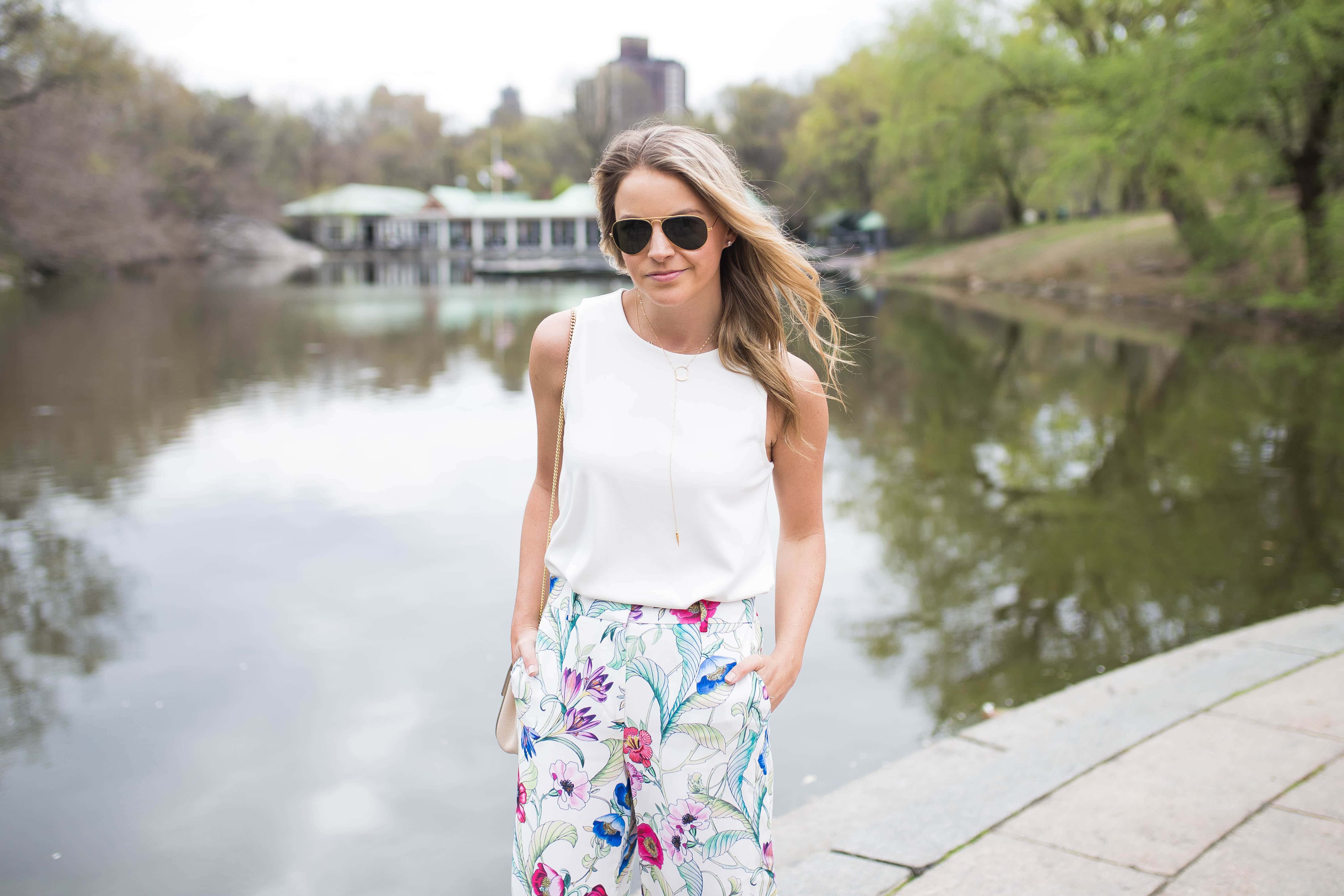 Andie Cropped Floral Pant