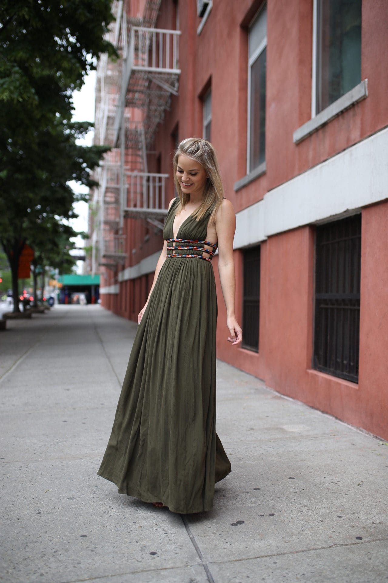 French Connection Hasan Beaded Maxi Dress