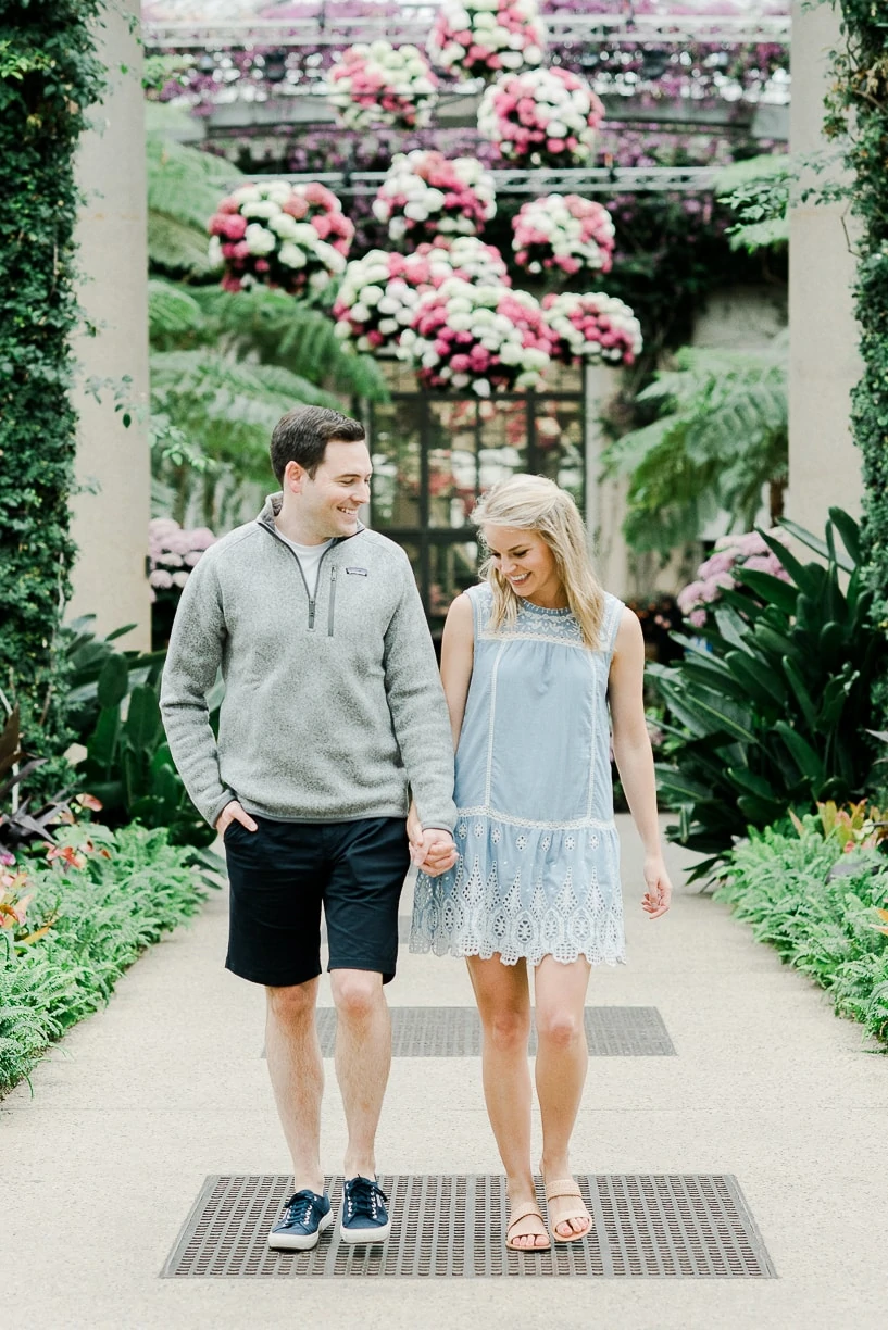 longwood gardens couple photos