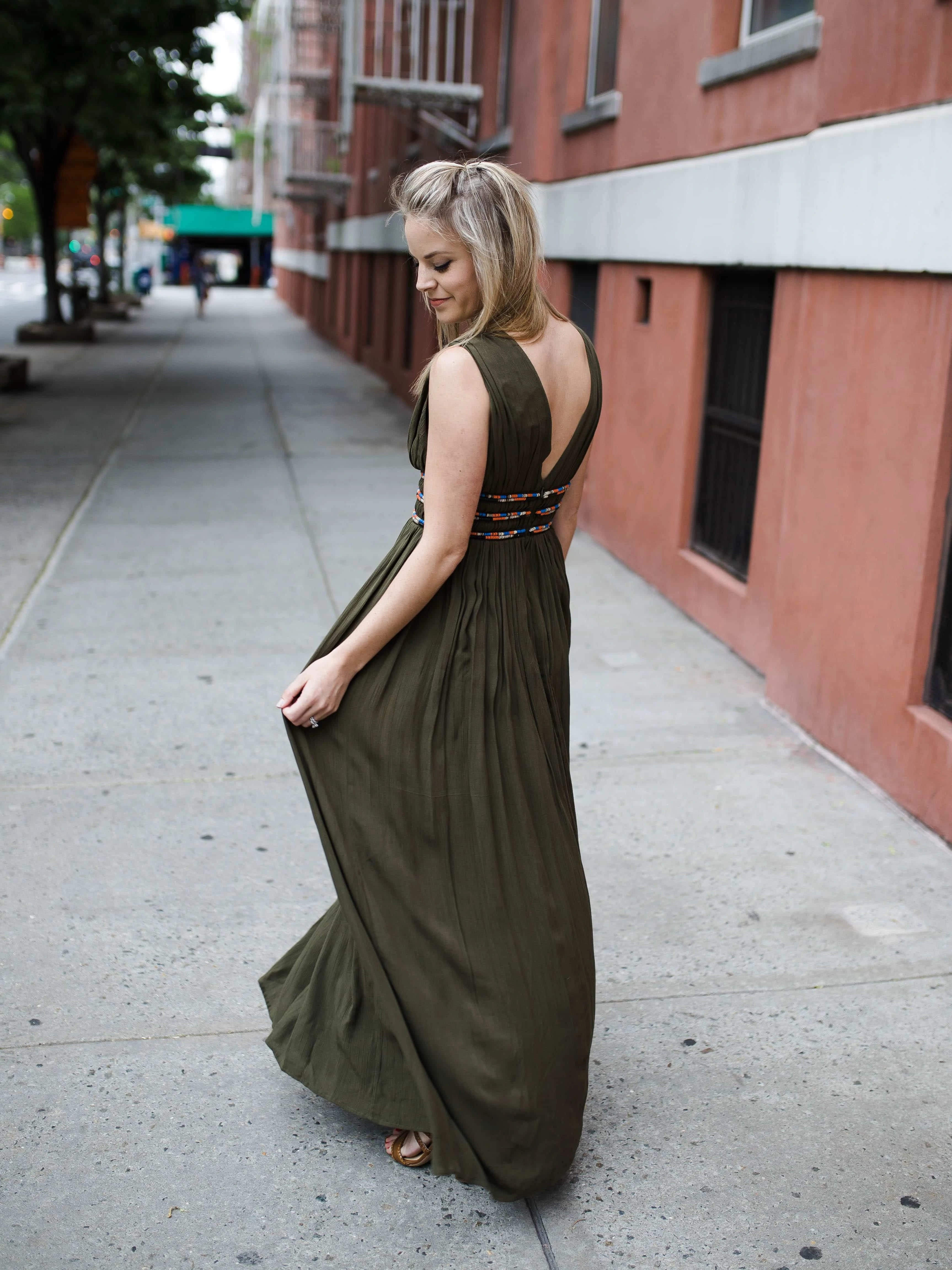 Beaded Maxi Dress