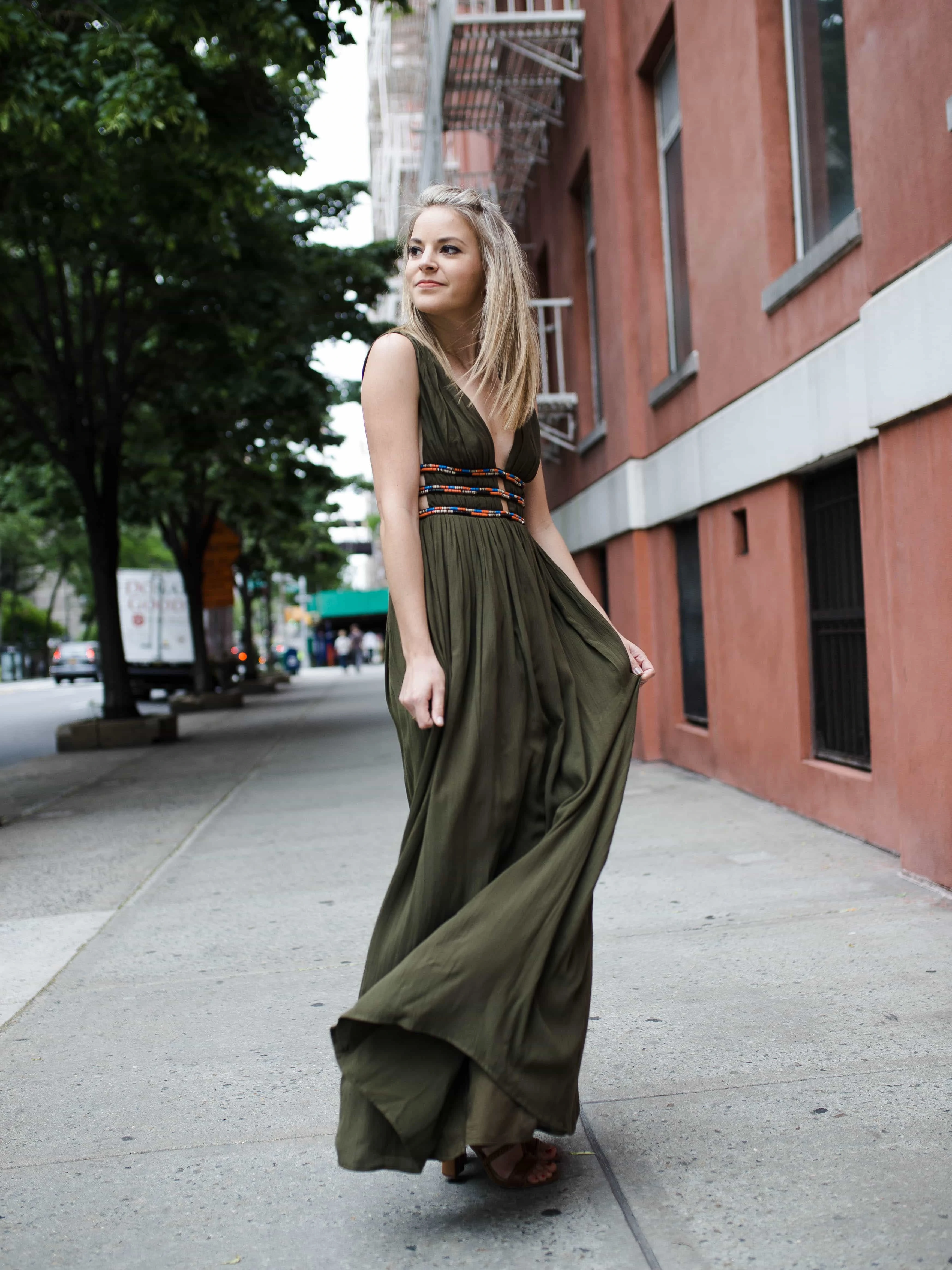 Olive Maxi Dress