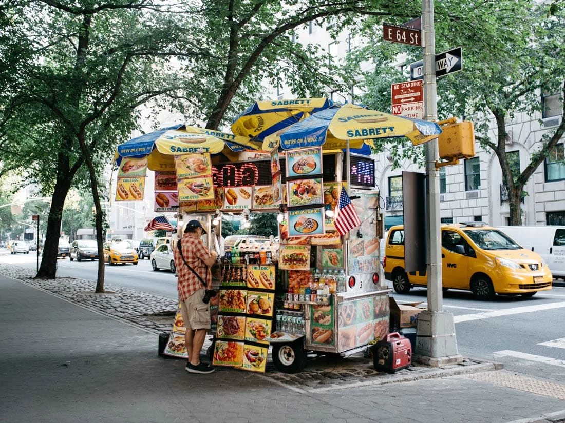 New York City Hot Dog Stand