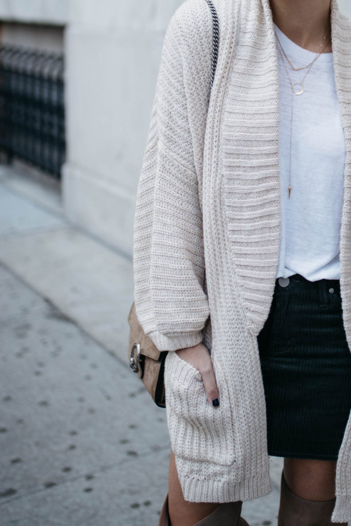 A COZY CARDIGAN WORTH GIFTING Styled Snapshots