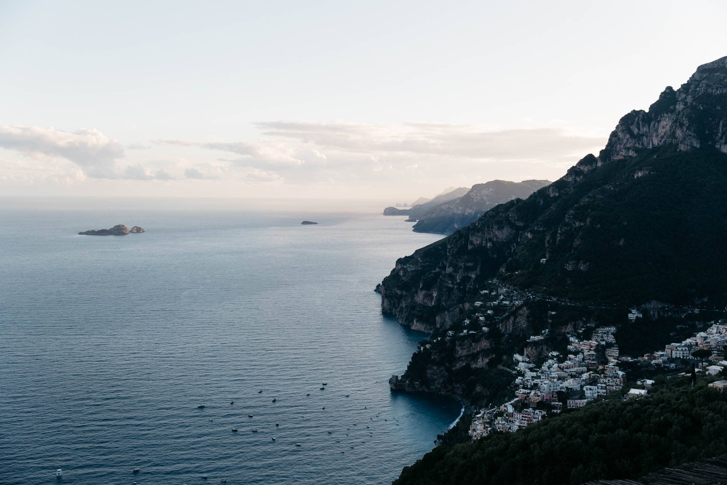 Where to watch the sunset Positano
