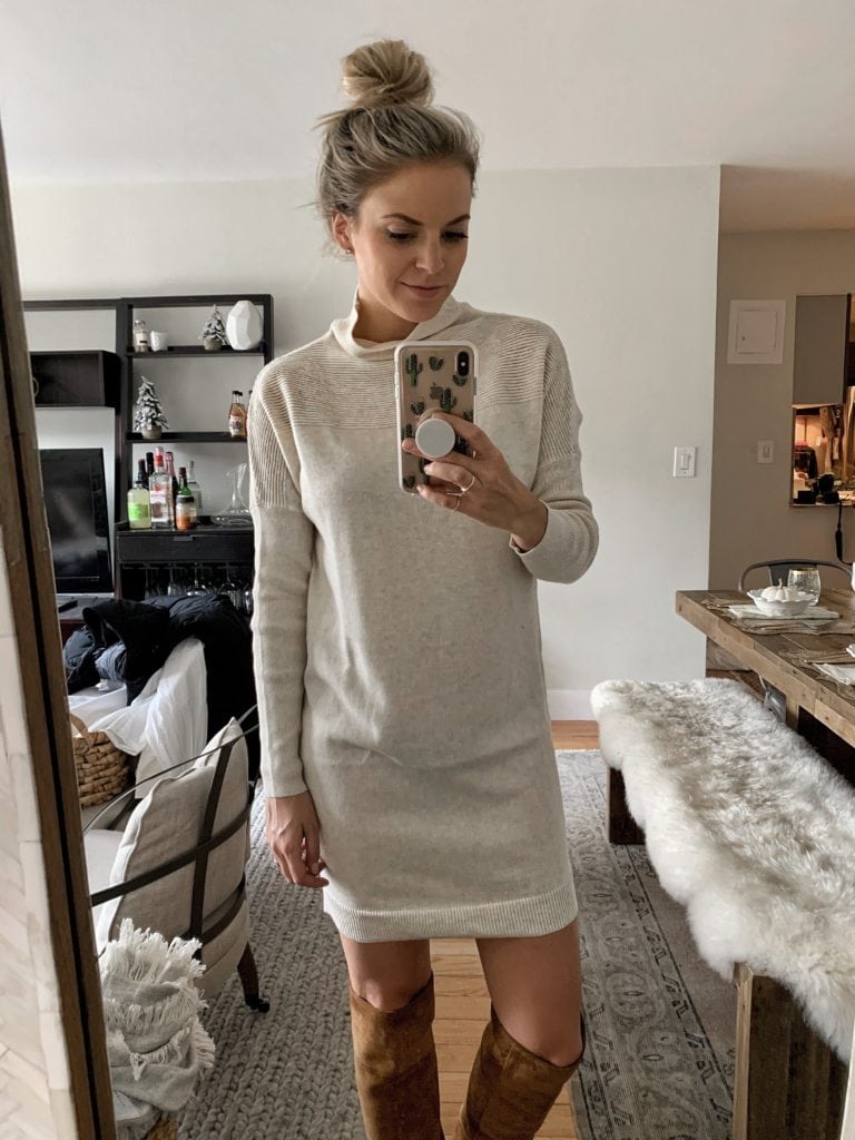 lightweight sweater dress