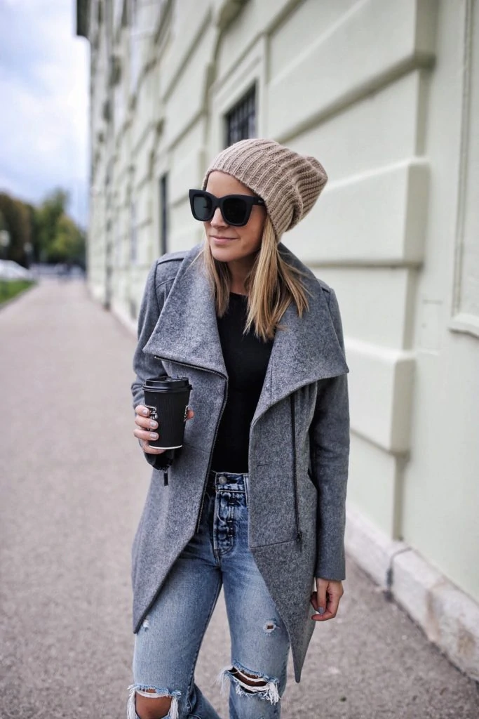 ASYMMETRIC HEM COAT