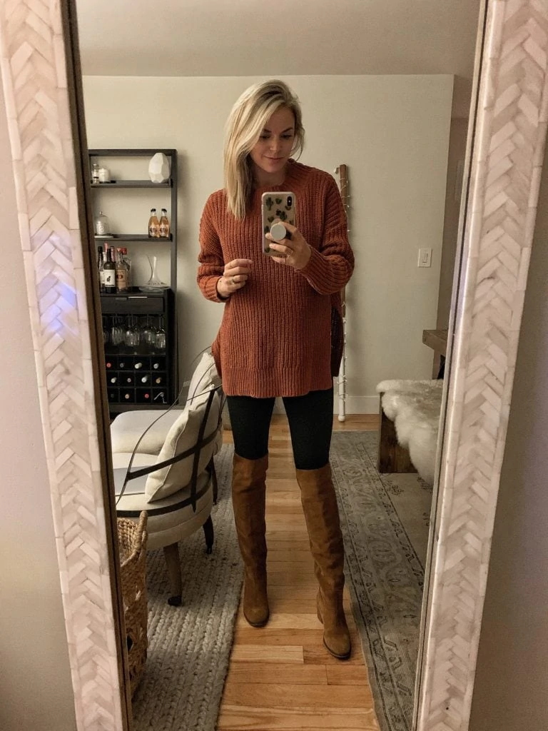 cozy oversized sweater