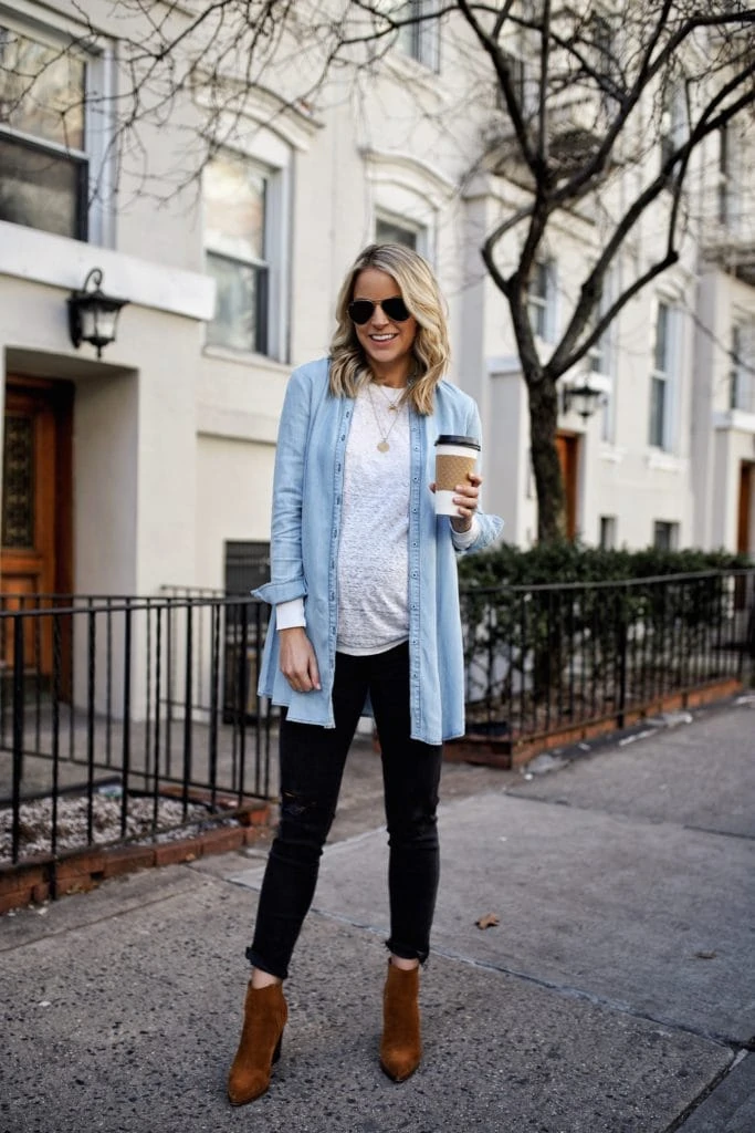 how to style chambray