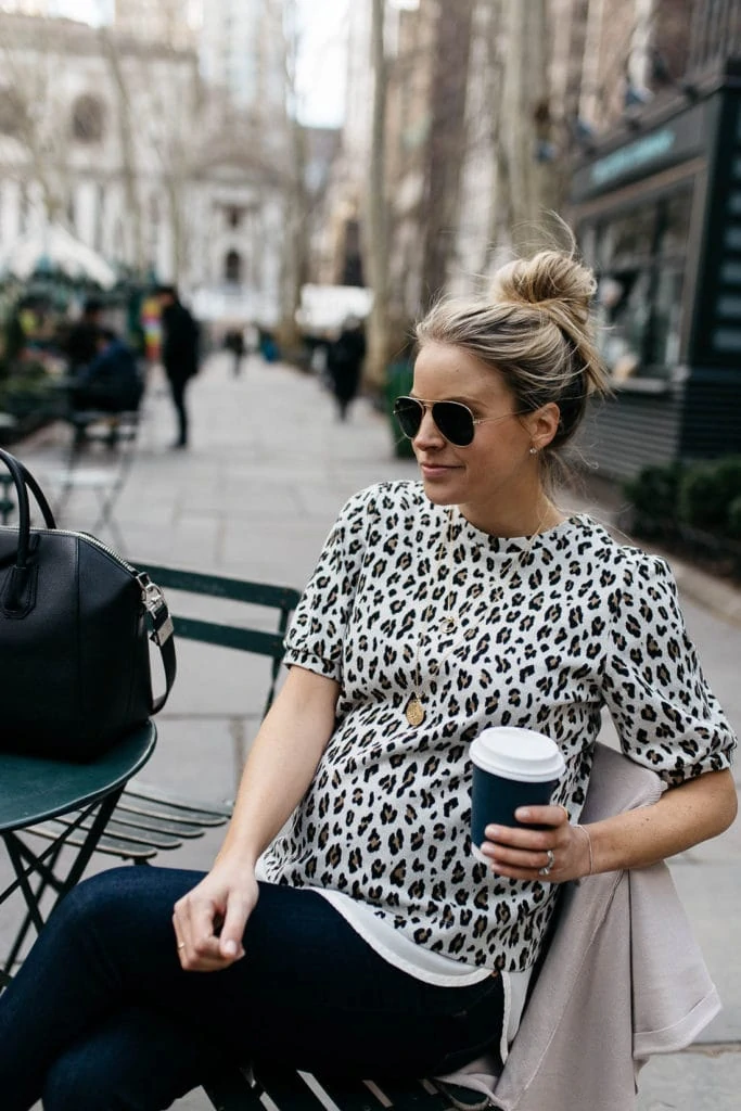 leopard print top