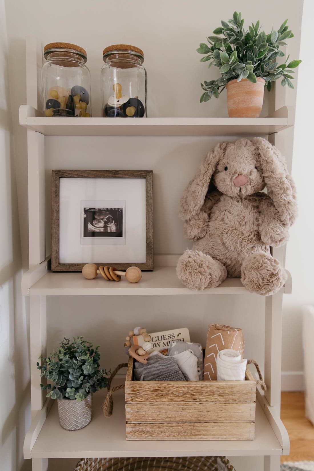 ladder shelf nursery