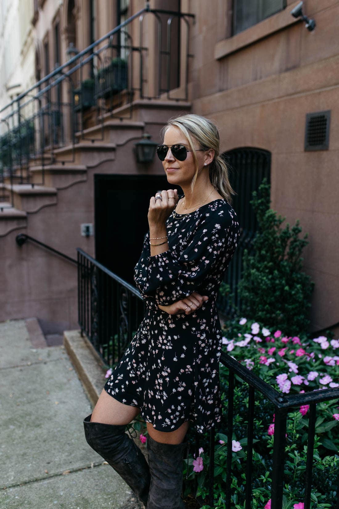 how to wear floral dress in fall The Fall Floral Dress You'll Want to Wear All Year After Sunday Dinner