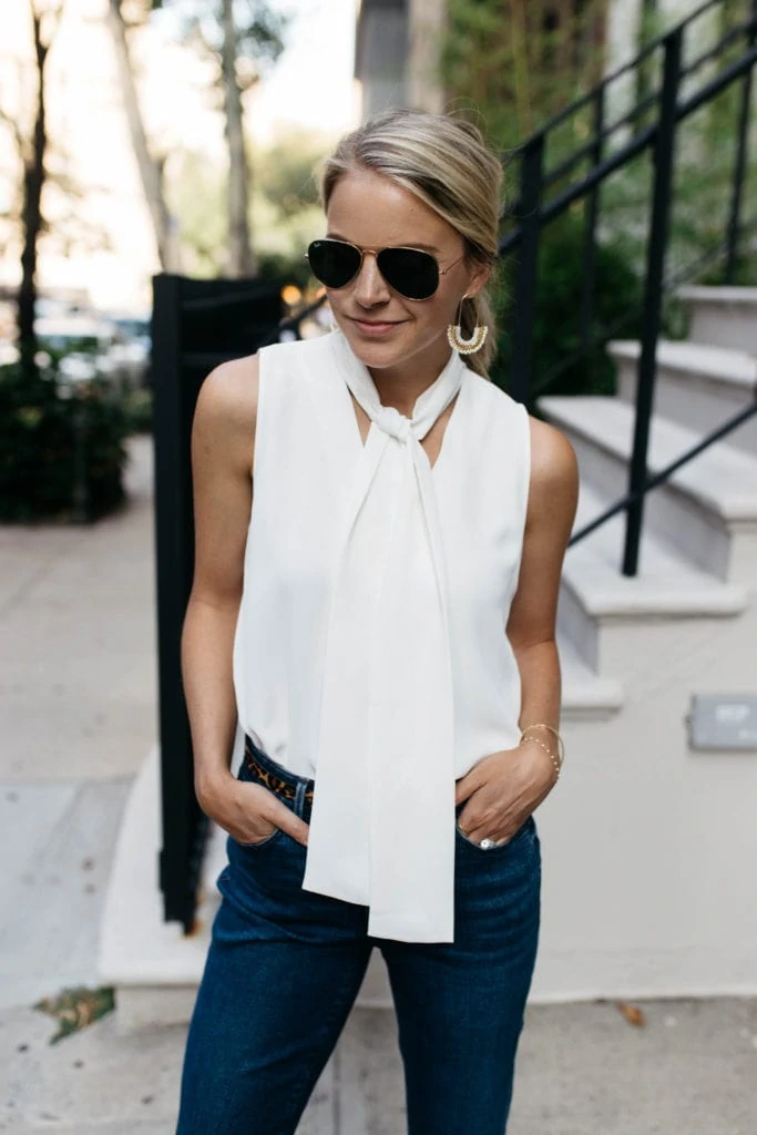 Bow Neck Blouse