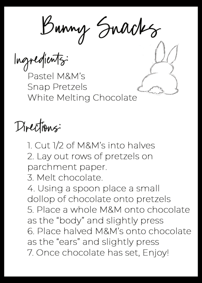 Bunny Snack Easter Recipe