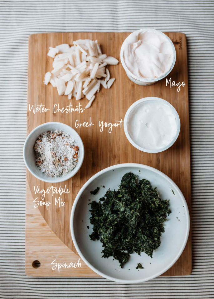 Spinach Dip Ingredients