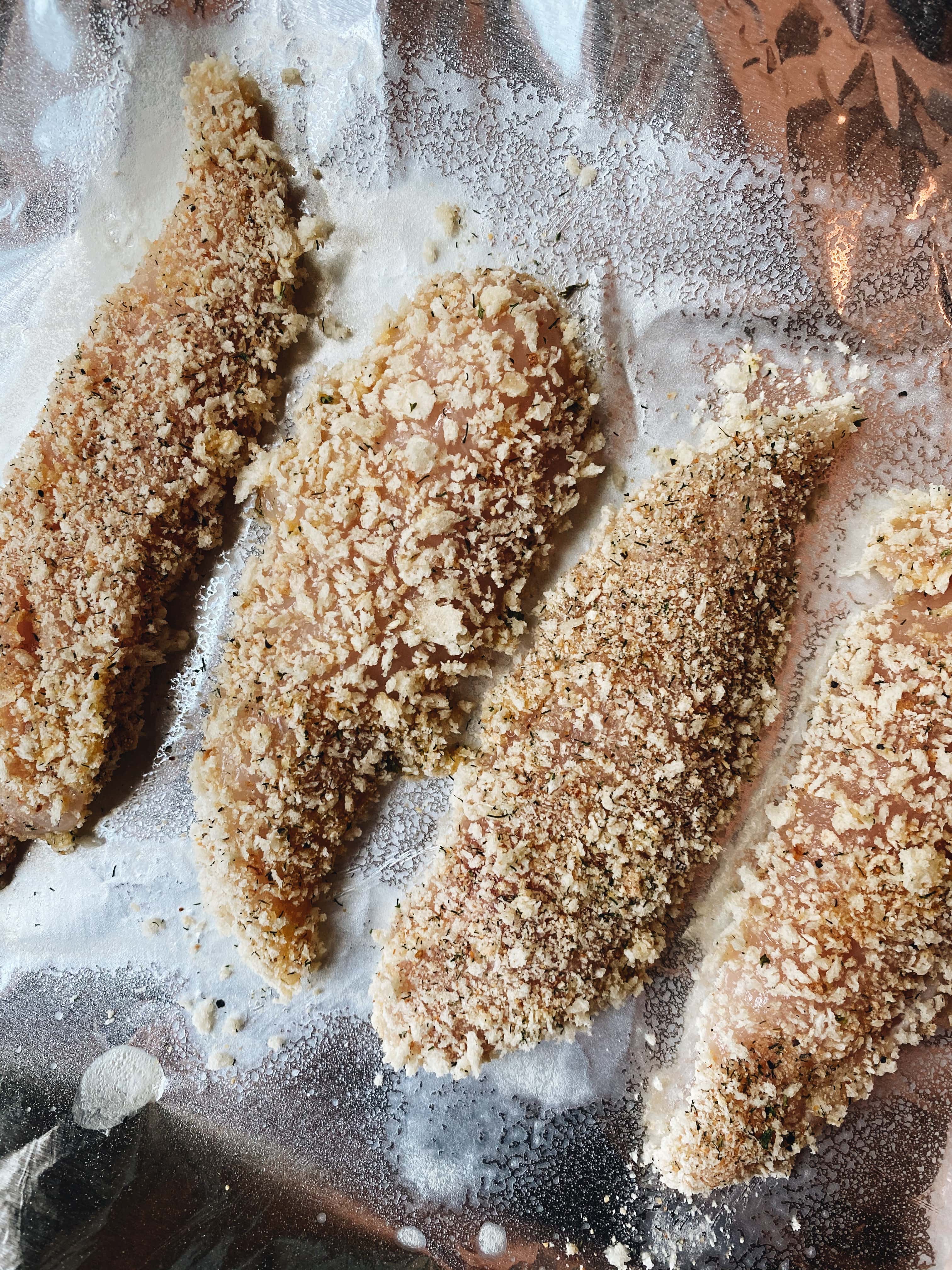 Crunchy Dill Chicken Tenders Styled Snapshots