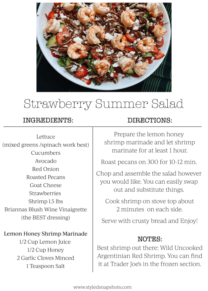 Strawberry Summer Salad Recipe 