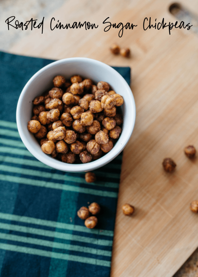 Roasted Cinnamon Sugar Chickpeas