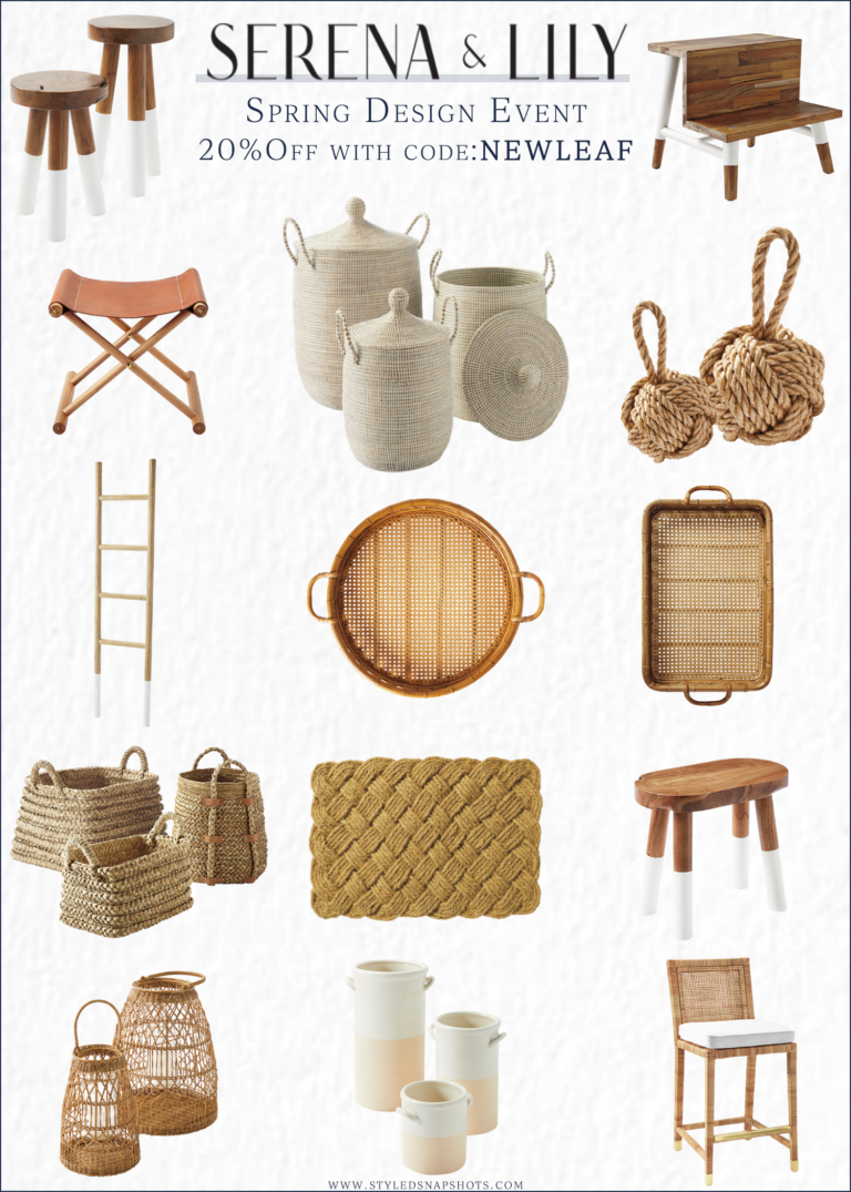 Serena & Lily Sale Styled Snapshots