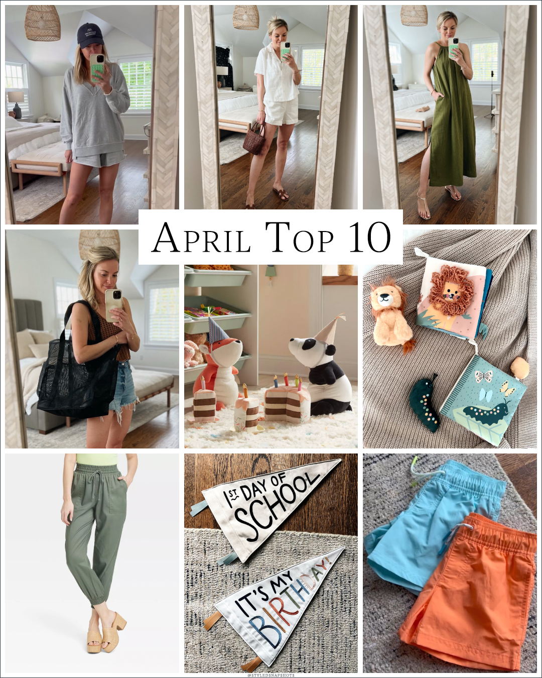 April Top 10 - Styled Snapshots